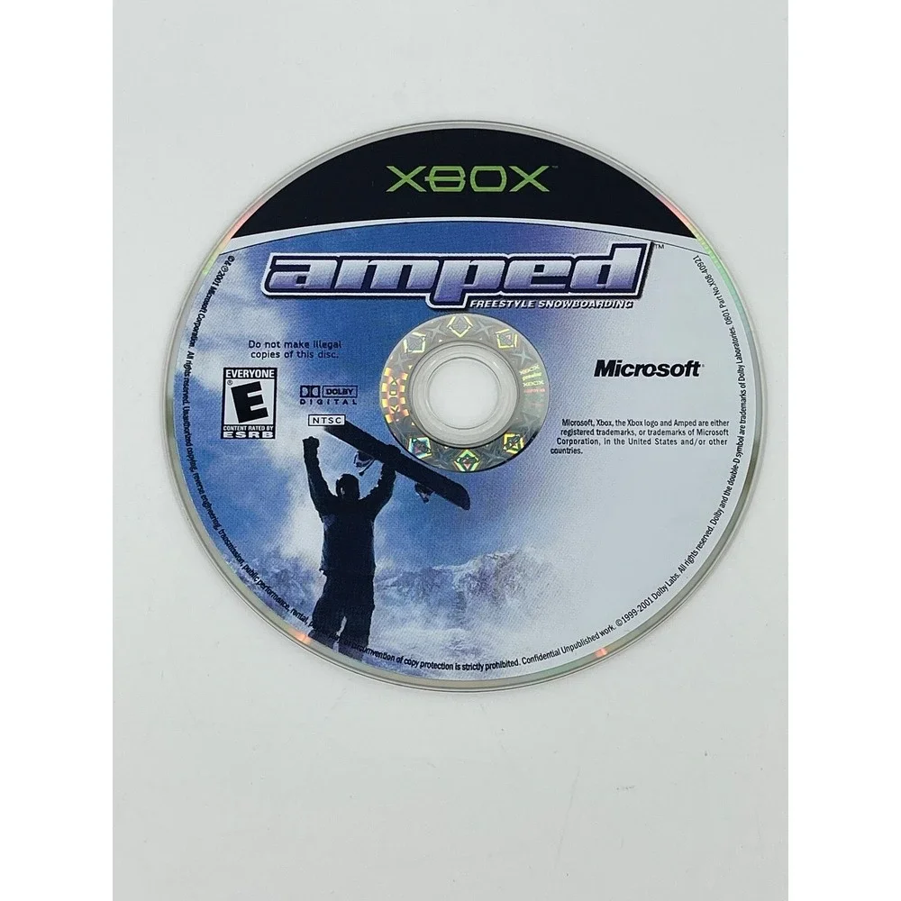 Amped:‎ Freestyle Snowboarding (Microsoft Xbox, 2001) used tested